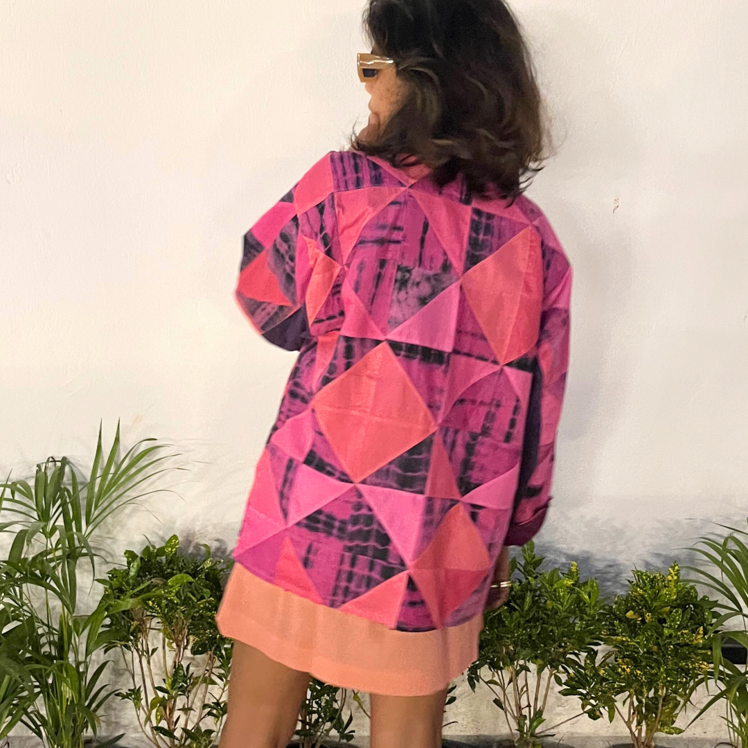 Kimono Jacket- 
531 Joints, Cotton-Silk Fabric